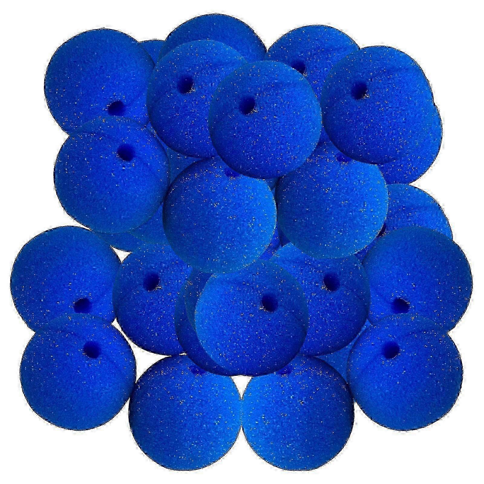 50 Pieces Clown Noses & Sponge Balls for Halloween Party, Cosplay & Stage Performance - 2025