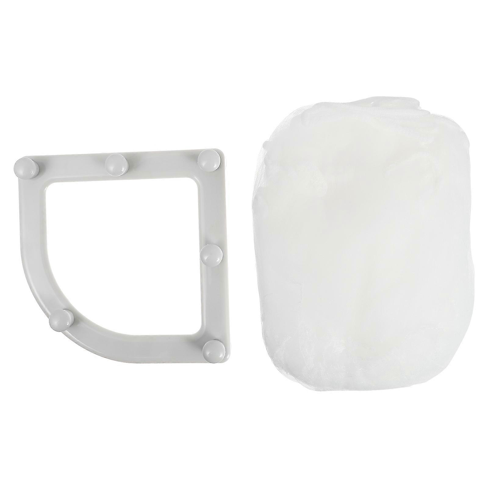 Sink Strainer Bag with Triangle Holder   Kitchen Waste Filter Net for Easy Drain Cleaning and Clog Reduction   Includes Mesh Bags for Disposal