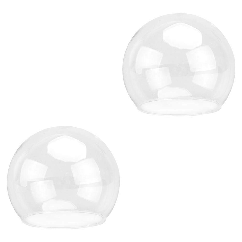 Transparent Dessert Cover For Decoration And Display In 12x12cm Size Made Of Glass 2Set