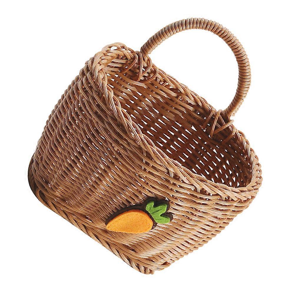 Wall Hanging Basket Kitchen Storage Holder Hanging Vegetable Basket 1 Piece