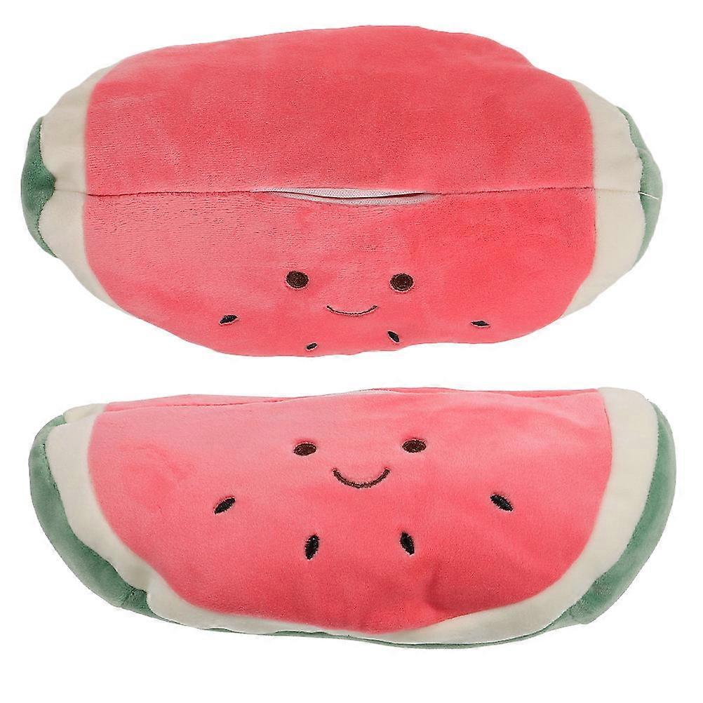 Cartoon Shape Tissue Box 2Pcs Cute Plush Holder For Auto Accessories Interior Essentials Multi Color Storage