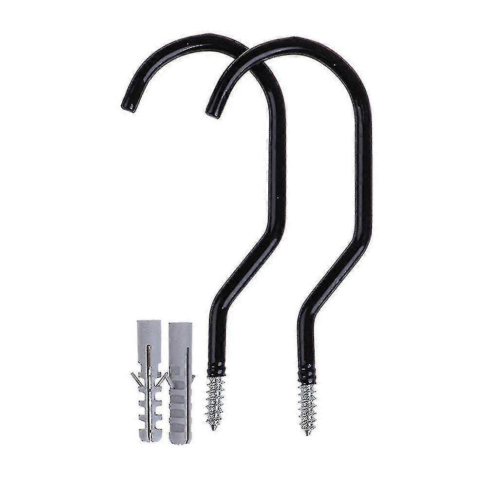 Space-Saving Bike Hook Pair for Garage Ceiling and Wall Bicycle Storage