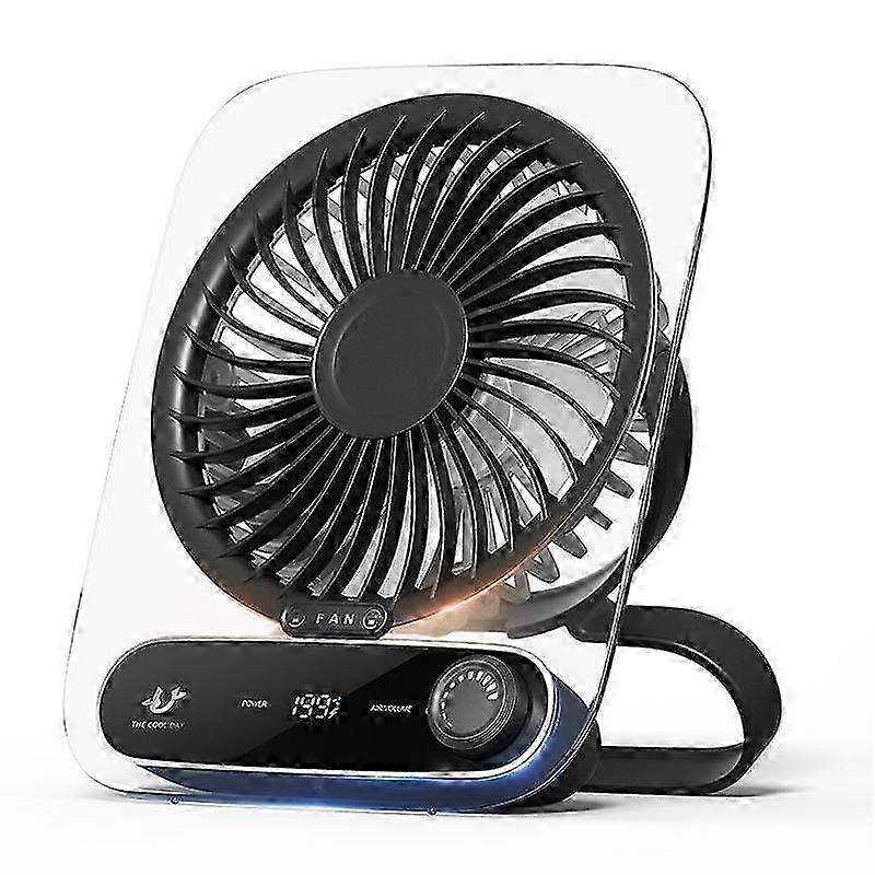 199-speed Desktop wall-mounted Fan With Handle & Light Built-in Aromatherapy Cotton