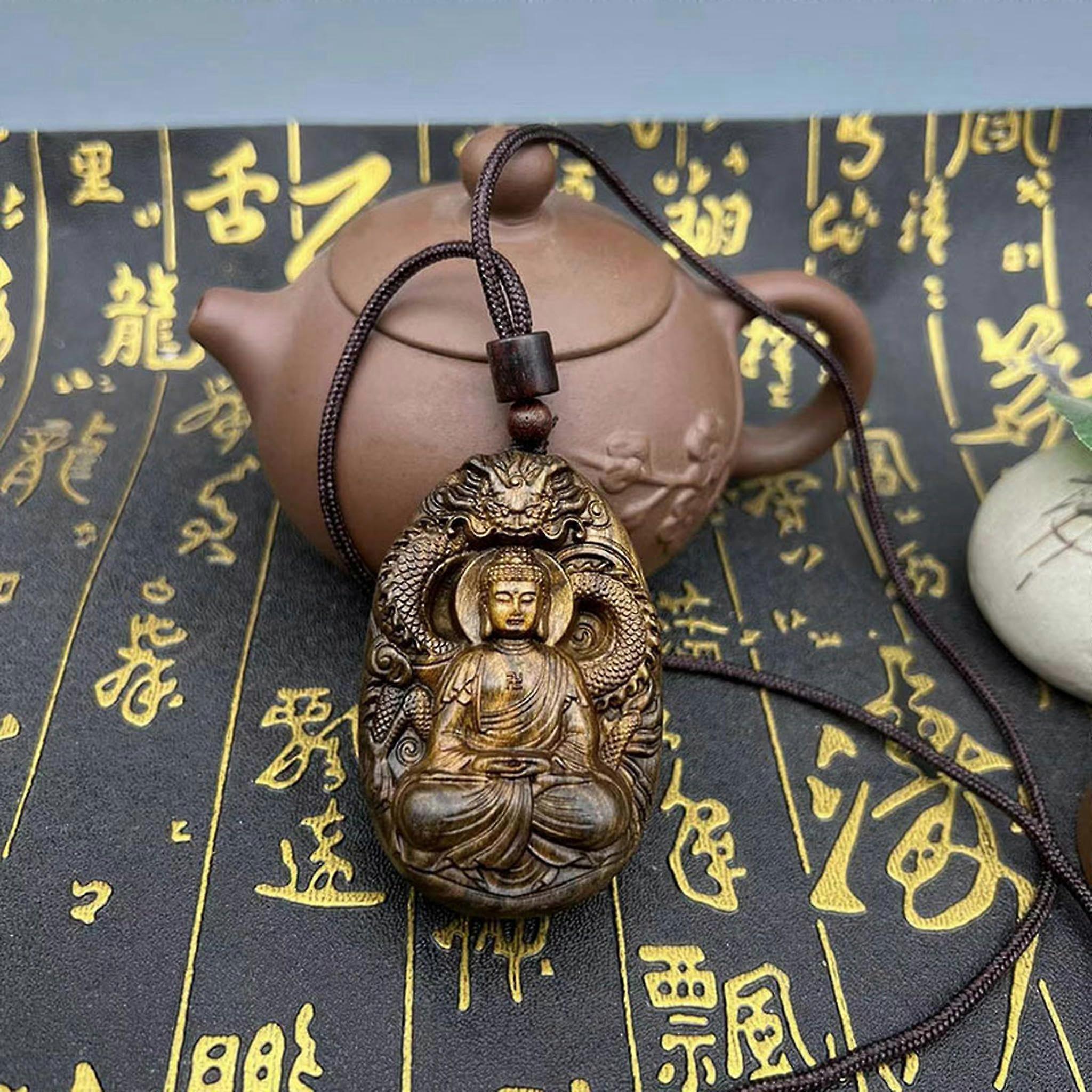 Collect Griff's  Tathagata Wooden Pendant Car CharmA