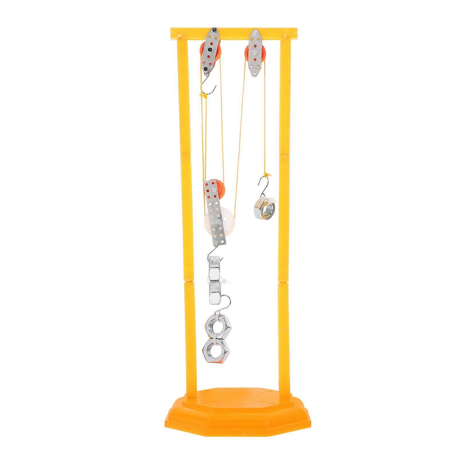 Stem Building Toy For Kids Physics Pulley System Kit With Plastic Pulleys And Gears Educational Science Experiment Set Diy Engineering And Mechanic To