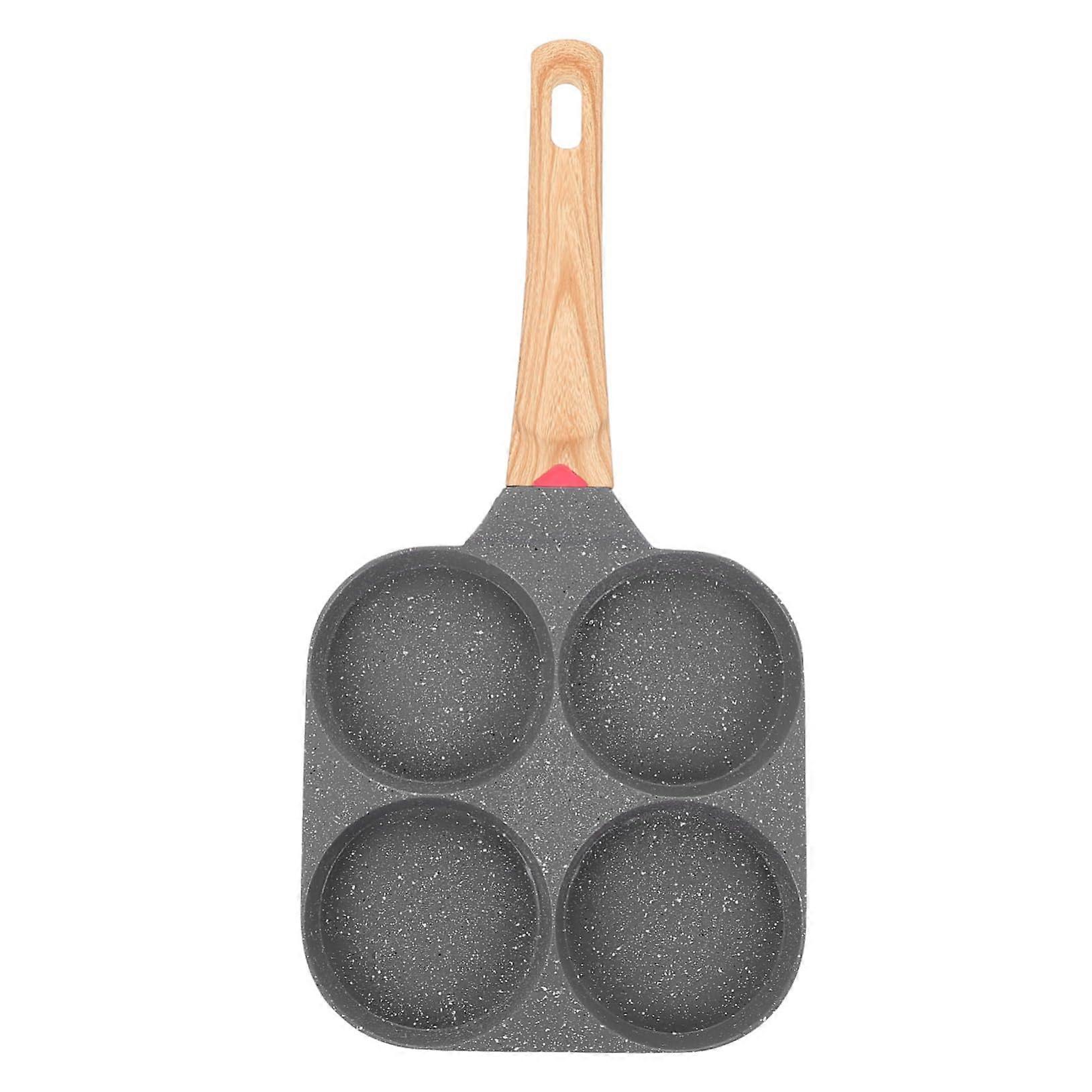 Non Stick Cup Egg Frying Pan Small Multi Functional Marble Coating Skillet