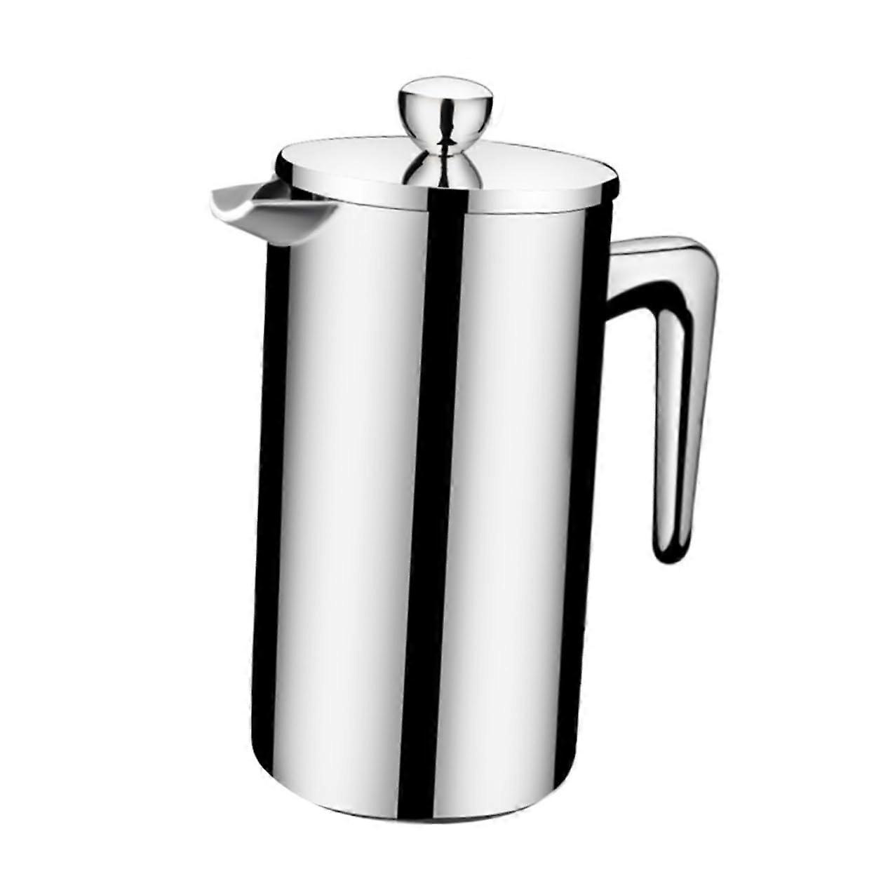 Teapot Strainer Coffee Press, Heat-Resistant, 1000ml Capacity, Filtration Teapot for Drip Coffee Maker