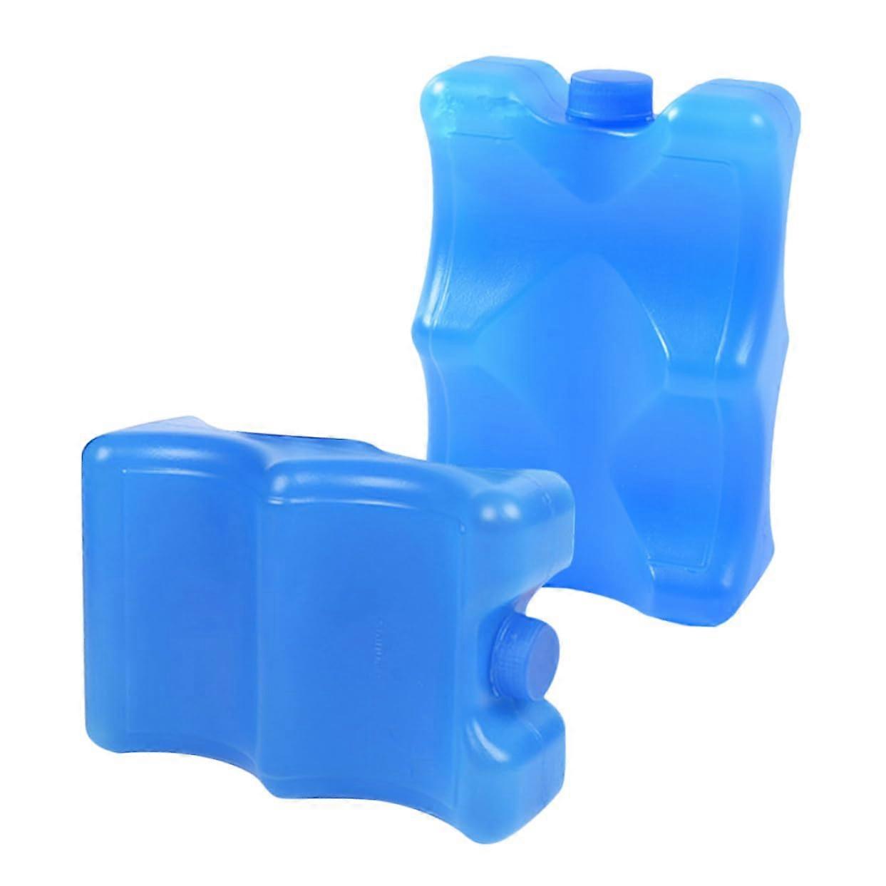 Breast Milk Ice Pack 2 Pcs Reusable Bottle Ice Packs for Cooler Bags Compact Convenient Storage for Busy Moms