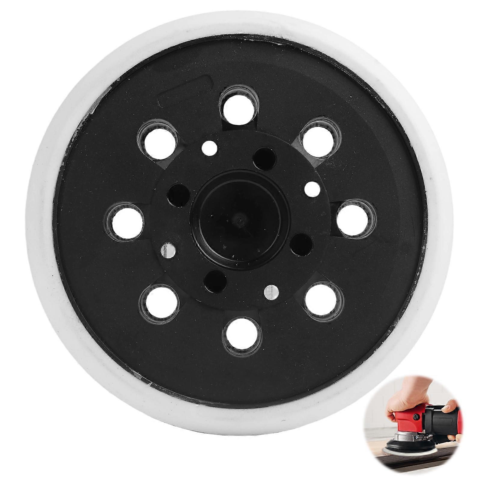 Professional Sanding Disc Backing Pad 125 mm for Random Orbital Sanders, Medium Hard Velcro, Compatible with PEX 300/400 AE