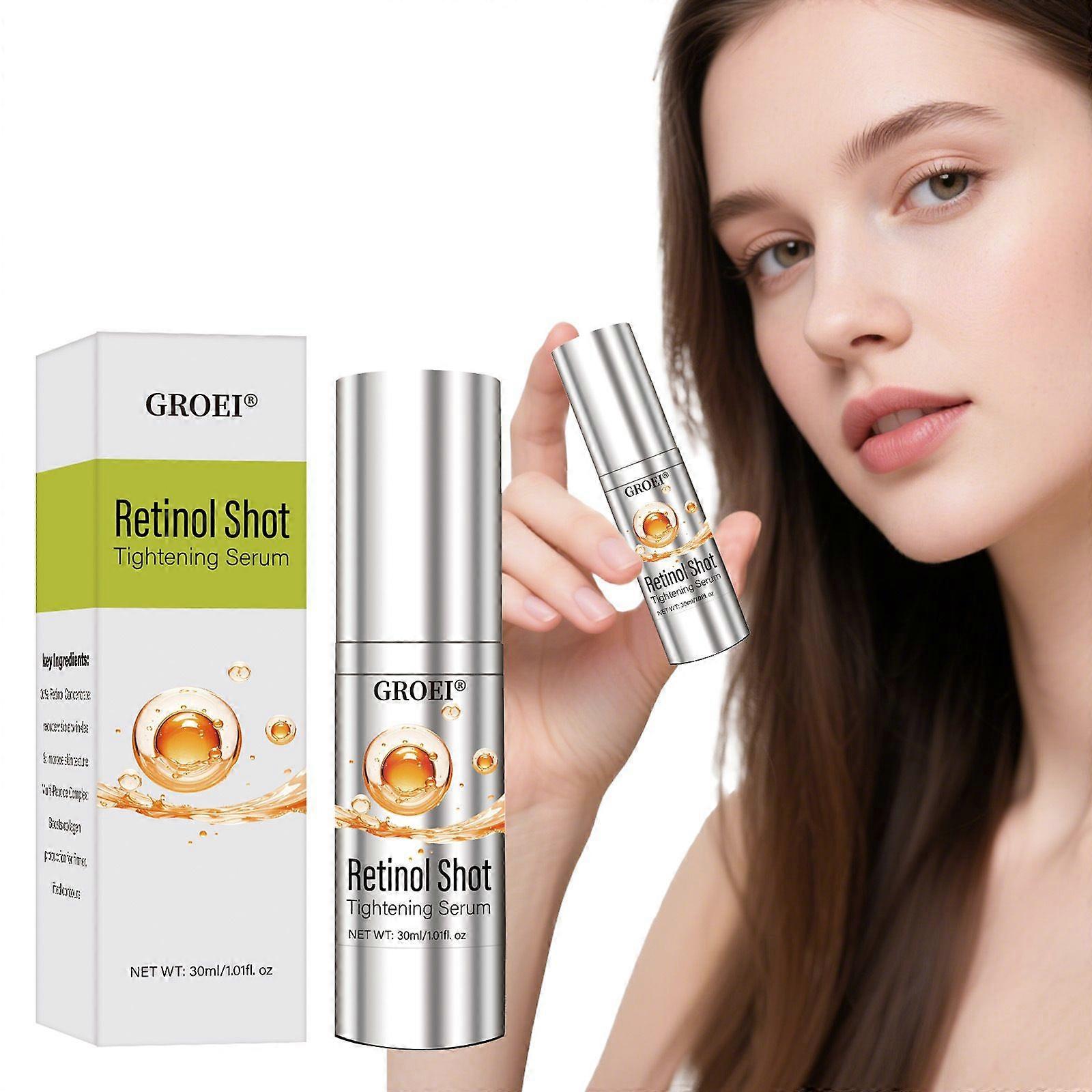 Retinol Tightening Serum, Minimizes Pores & Fine Lines Overnight, Retinol Shot Tightening Booster,For All Skin Types30ml