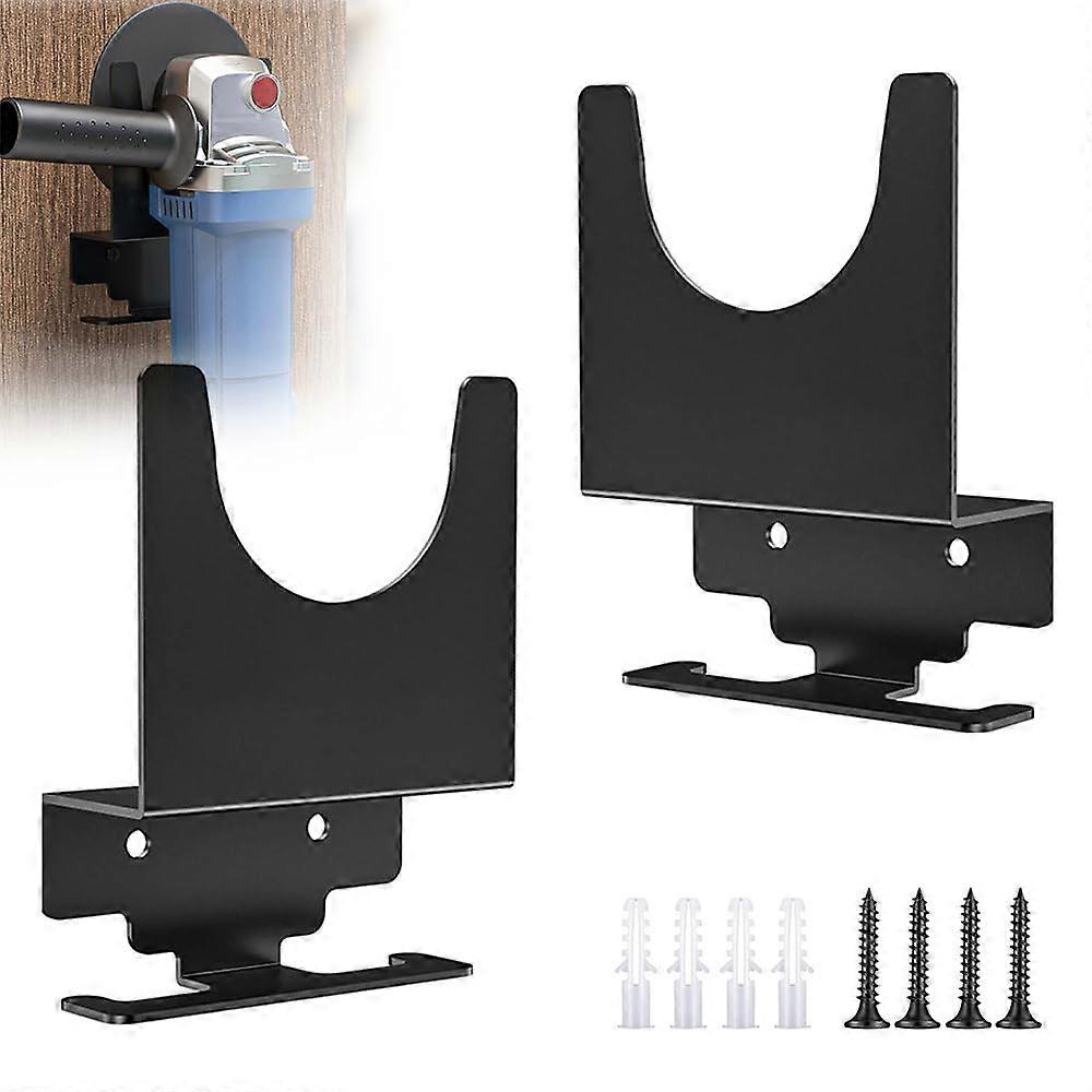 Two-piece wall-mounted angle grinder stand cutting/polishing machine multi-function storage