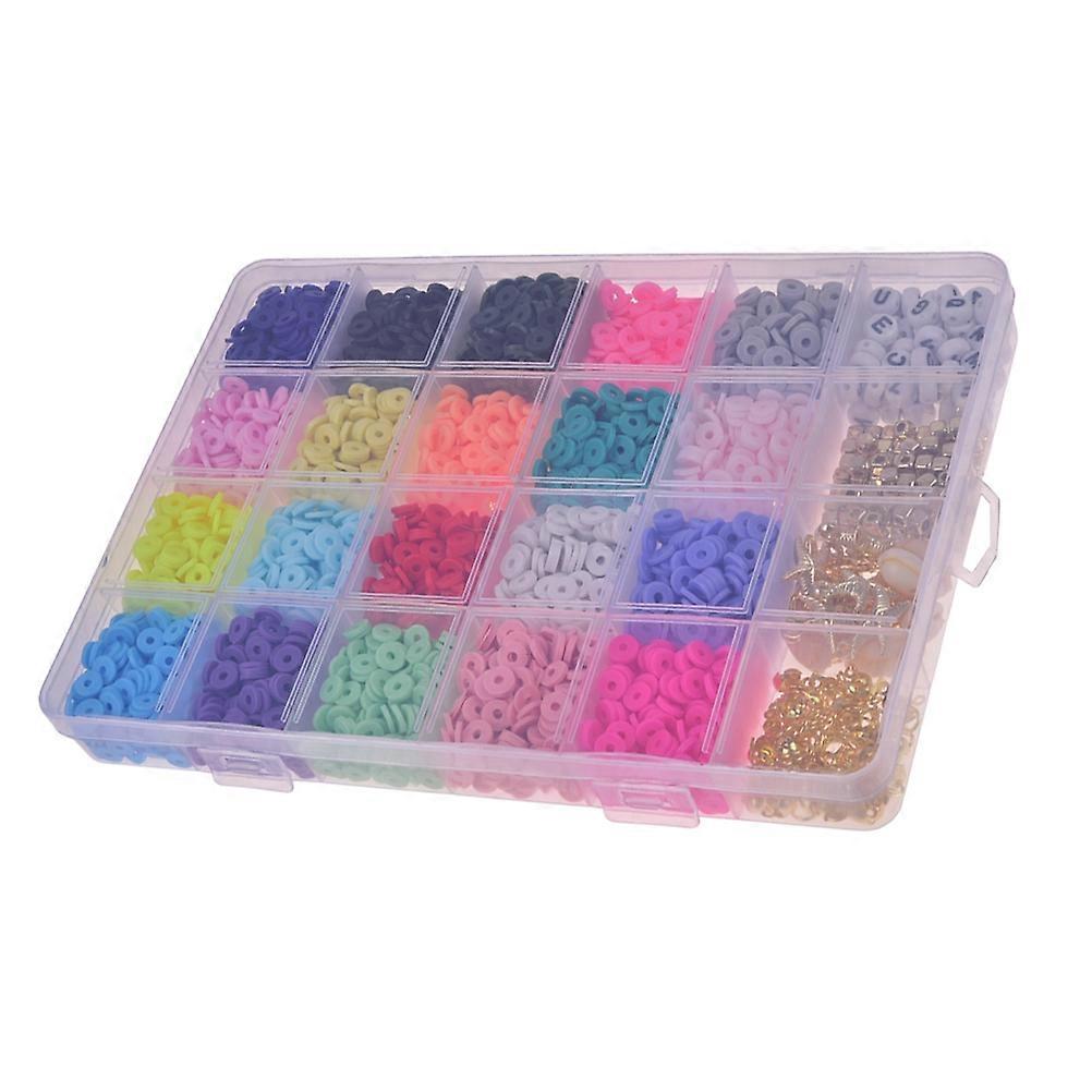 Colorful Loose Beads Jewelry Making Multi Material 1 Box
