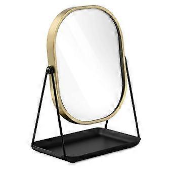 Double-Sided Vanity Mirror with 1x and 3x Magnification for Makeup & Skincare