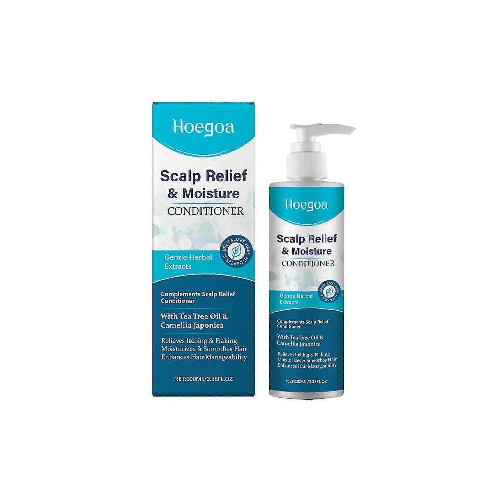 Le soin après-shampooing Hoegoa améliore l’hydratation des cheveux secs et crépus et lisse les soins capillaires