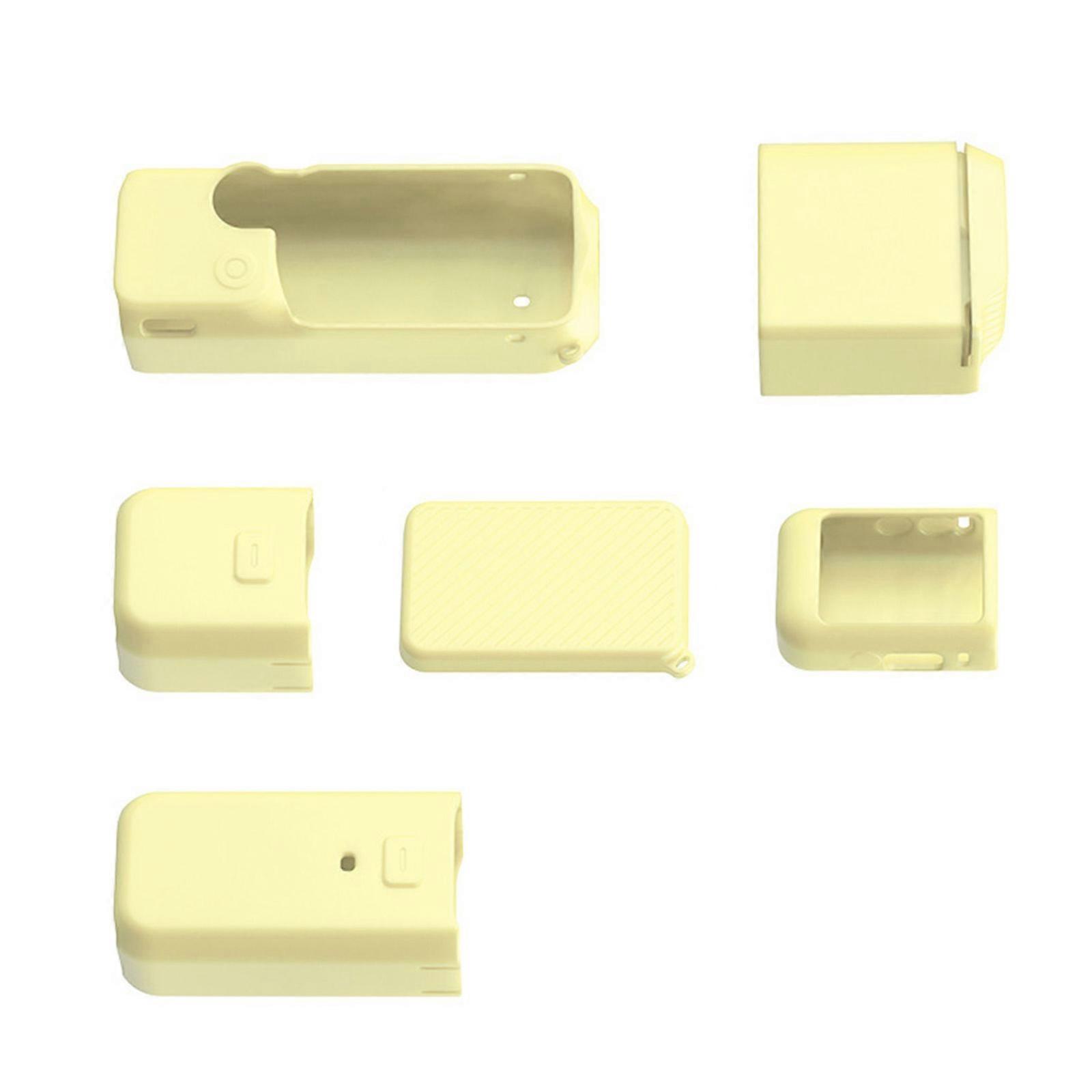 Silicone Protective Case for Pocket 3 Sleeve Case Cover Action Camera Full Coverage Silicone Housing Protector Accessories Multicolor
