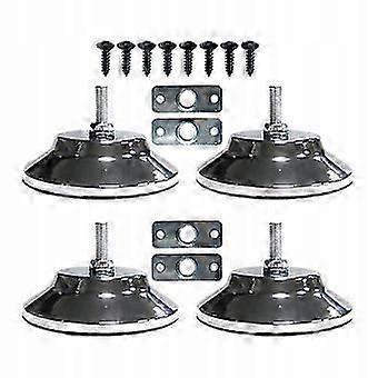 4x Heavy Duty Billiard Table Leg Levelers