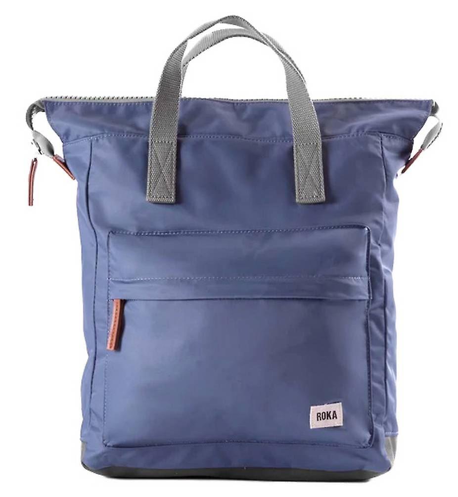Roka Bantry B Small Sustainable Nylon Backpack - Airforce Navy