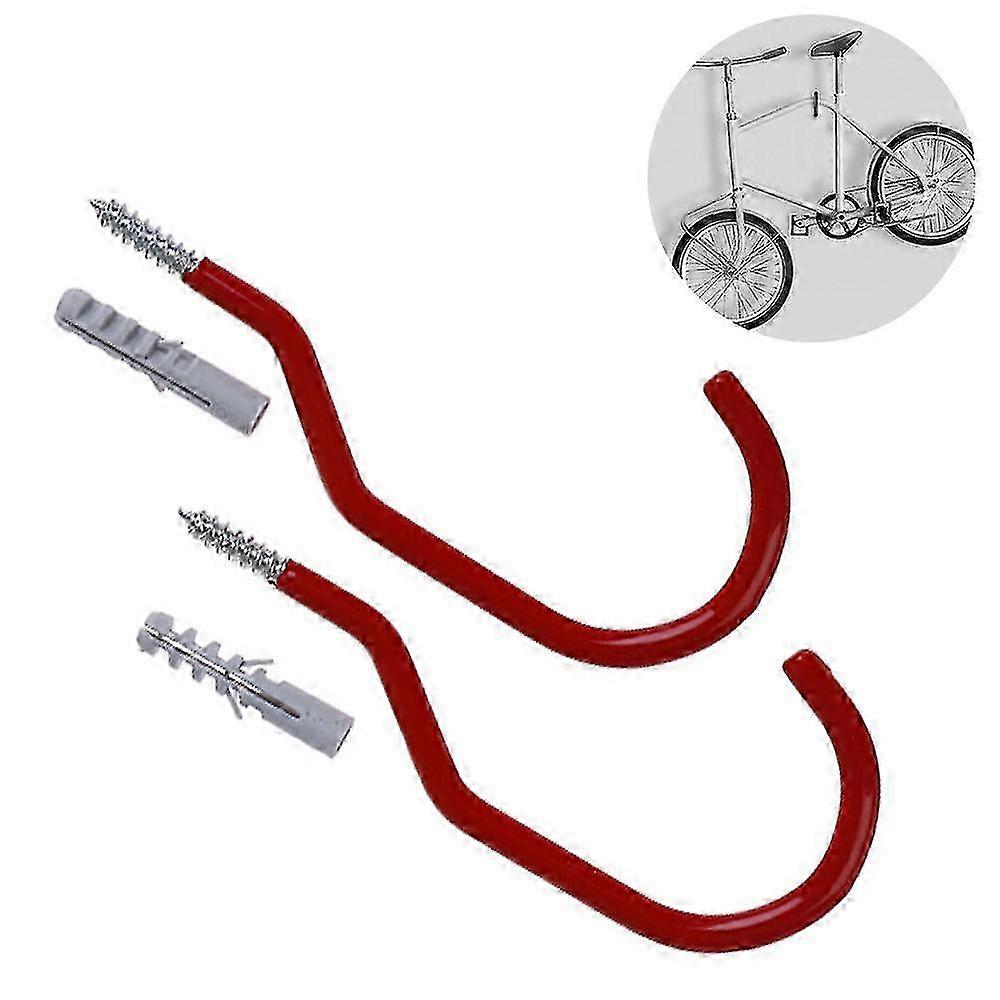 1 Pair Bike Hookfor Garage Ceiling And Wall Bicycle Storage/hanging
