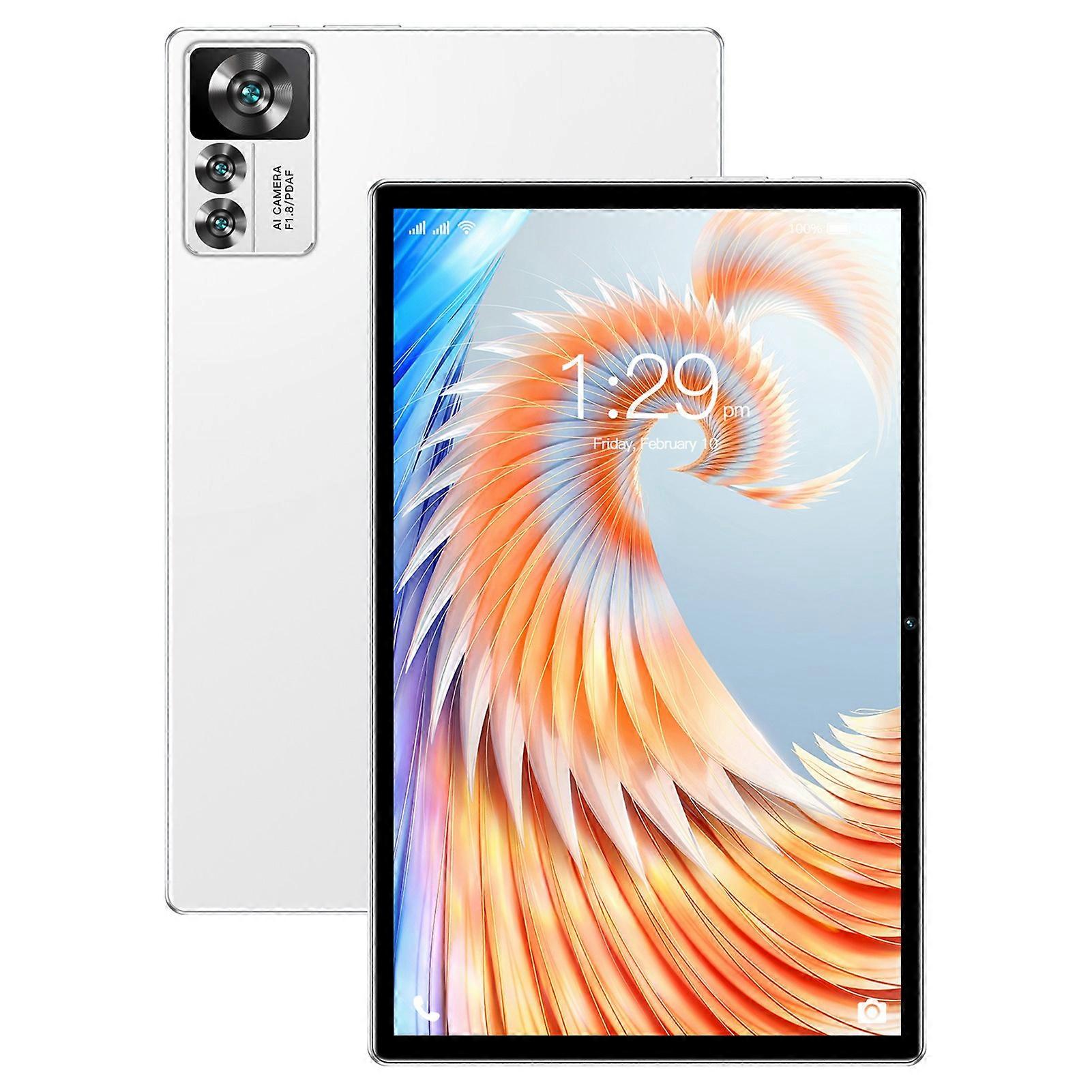 Tablet 8GB+256GB 10,1" 5G-opkald MTK6797 CPU Sort Sølvgrøn