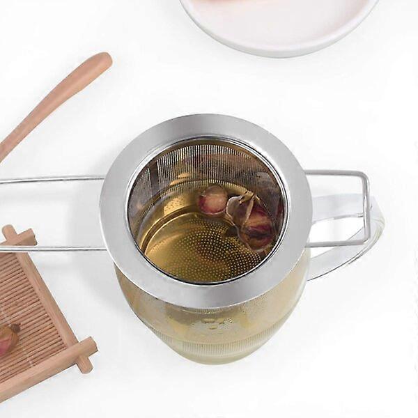 Tea strainer set, 2-piece, suitable for multiple cup types, heat-insulating and durable