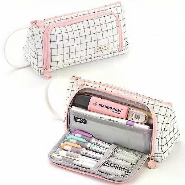 Canvas pencil case, multi-functional storage, suitable for daily use