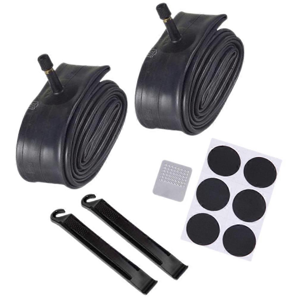 It sounds like you're referring to a **bicycle inner tube replacement kit**. Here's a breakdown of what such a set typically includes and its uses:
