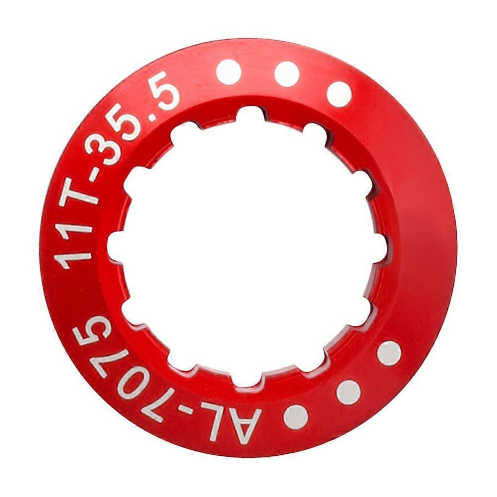 Aluminum Alloy Flywheel Cover Replacement Screw Nut Fixed Cover for Mountainous Highway Folding (Red)