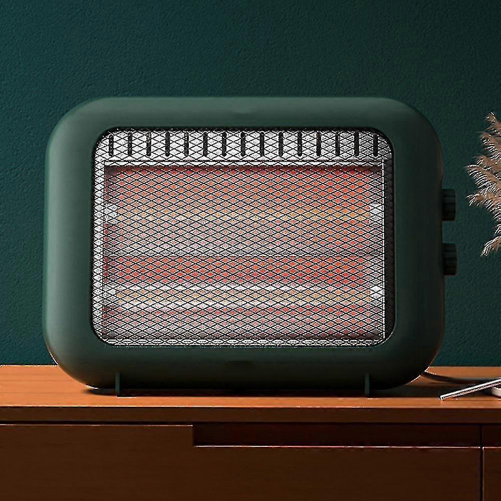 Energy efficient radiant quartz heater with 2 modes