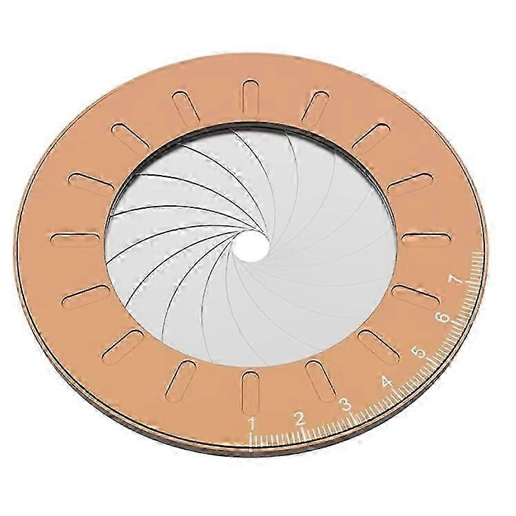 Precision Metal Circle Drawing Tool with Adjustable Settings - Round Pipe Measuring Device