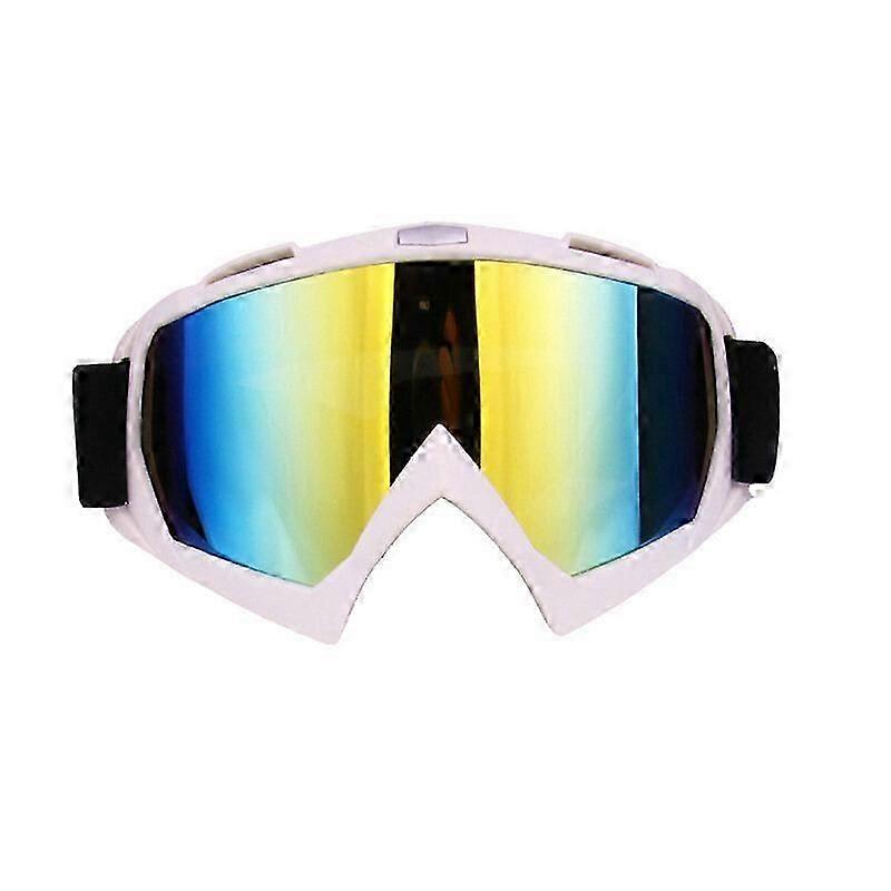Skiing Goggles Snowboard Ski Eyewear Anti-uv Glasses For Motorcycle Motocross Red Lens