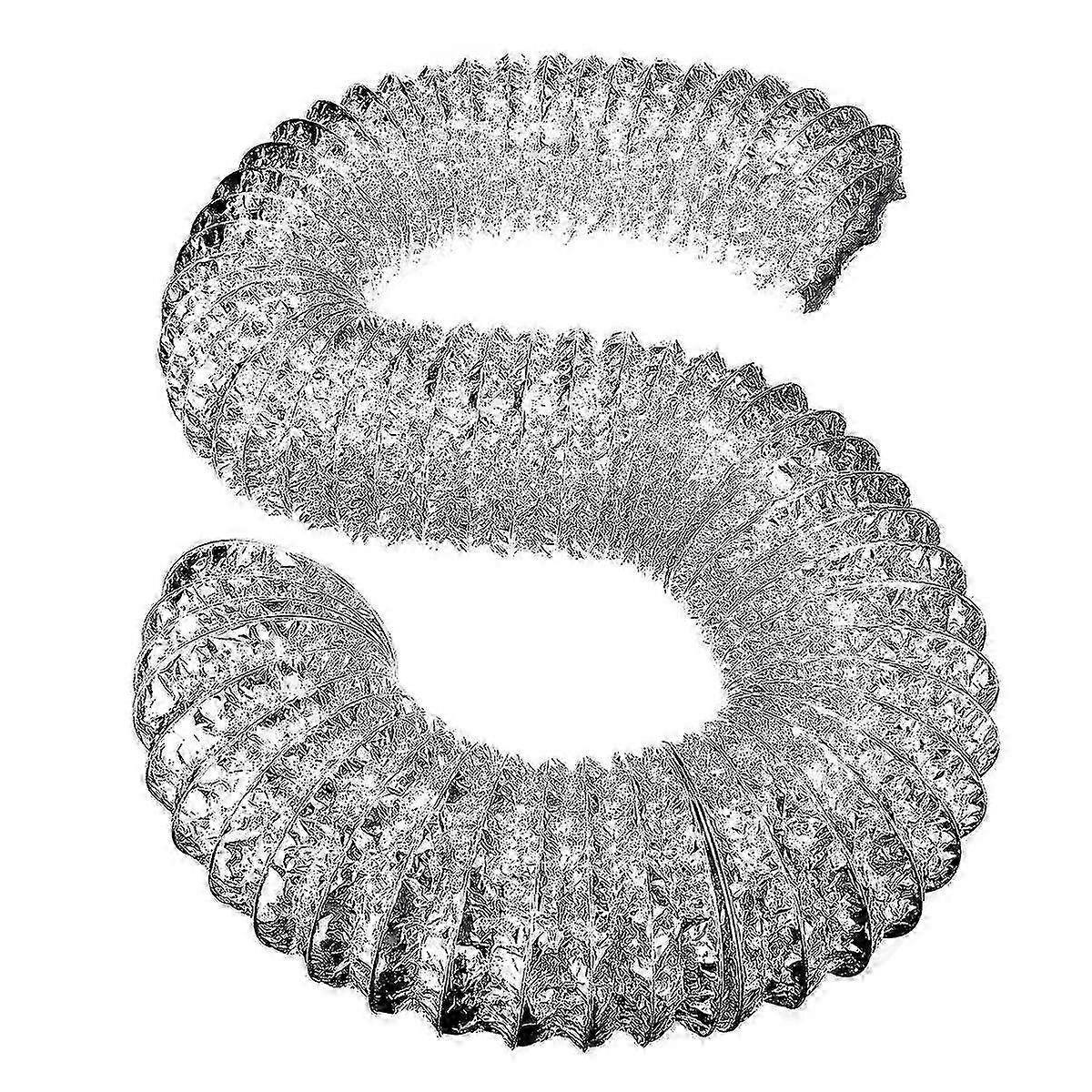 4 אינץ' 100 מ"מ PVC אלומיניום צינור אוורור גמיש צינור פליטה 3/2 מ'