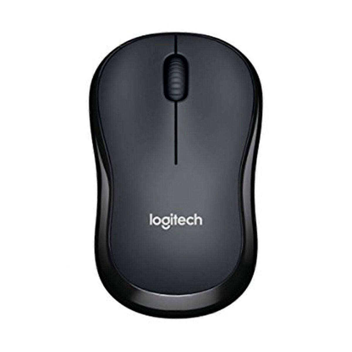 Optical Wireless Mouse Logitech 910-004878 1000 dpi Black