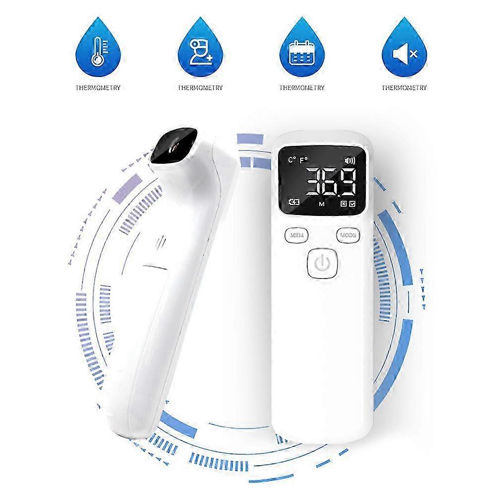 Infrared Thermometer with Adjustable Temperature Deviation, No Batteries 2025