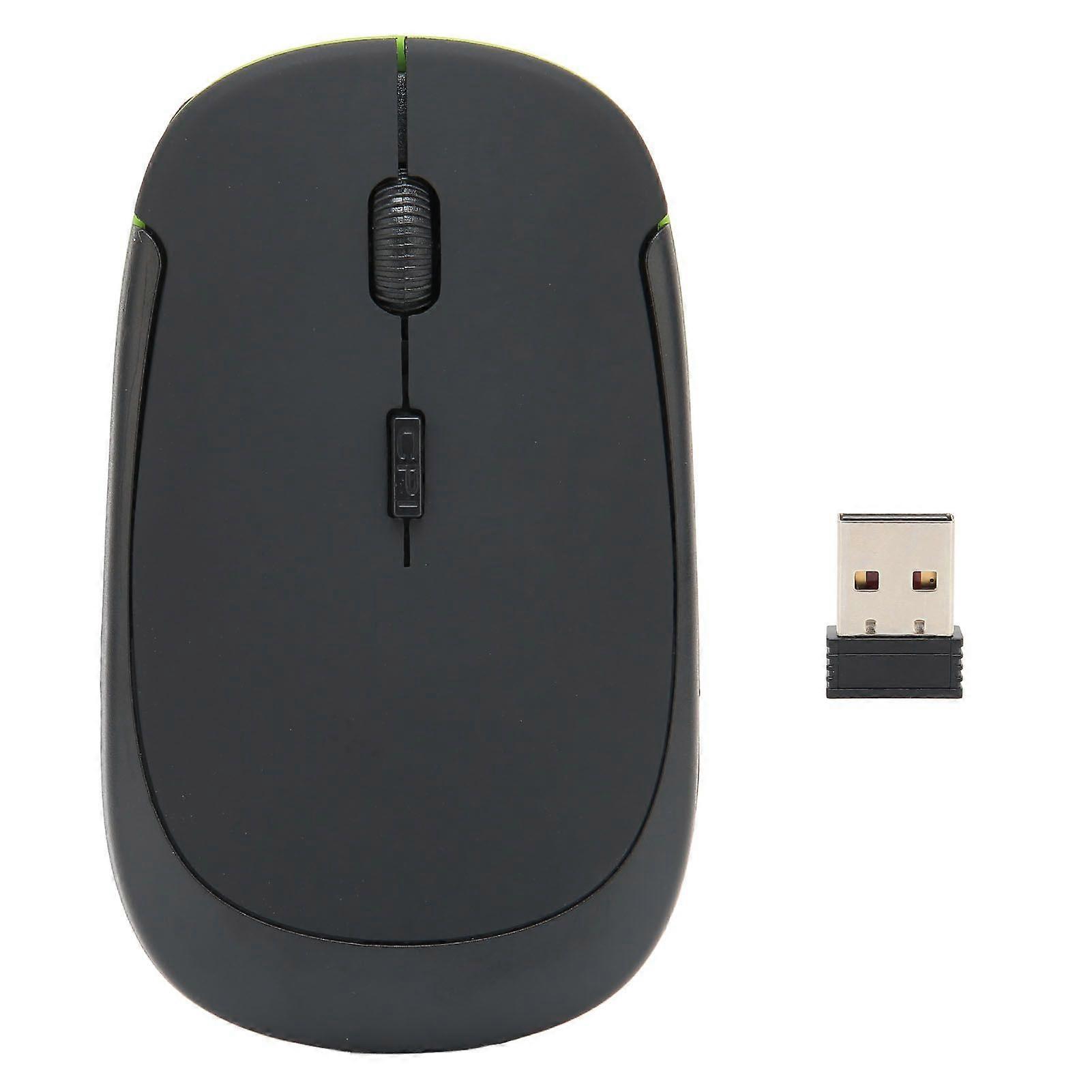 Wireless Mouse 2.4GHz Accurate Tracking 3 Levels DPI Adjustable Ultra Thin Computer AccessoriesBlack