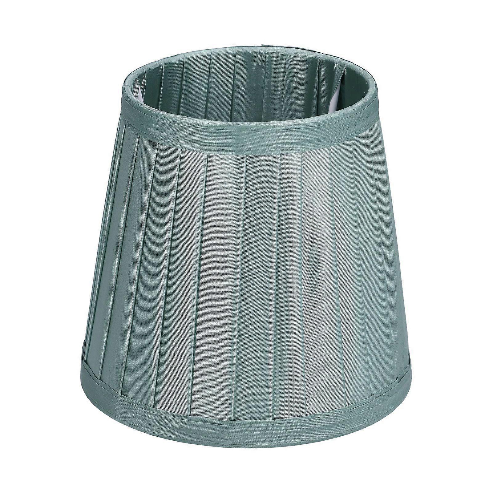 E14 Fabric Lampshade Soft Clip On Green Fabric Lamp Cover for Hotels Halls Bedrooms