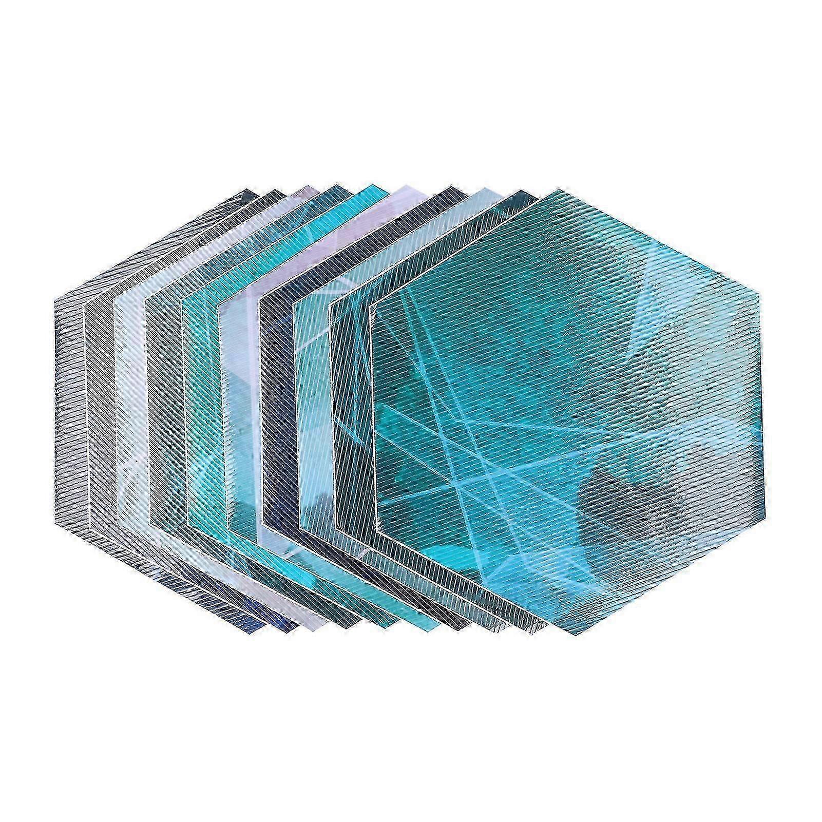 3 Dimensional Simulation Tile Sticker Hexagonal Self Adhesive Anti Slip Floor Sticker For Home