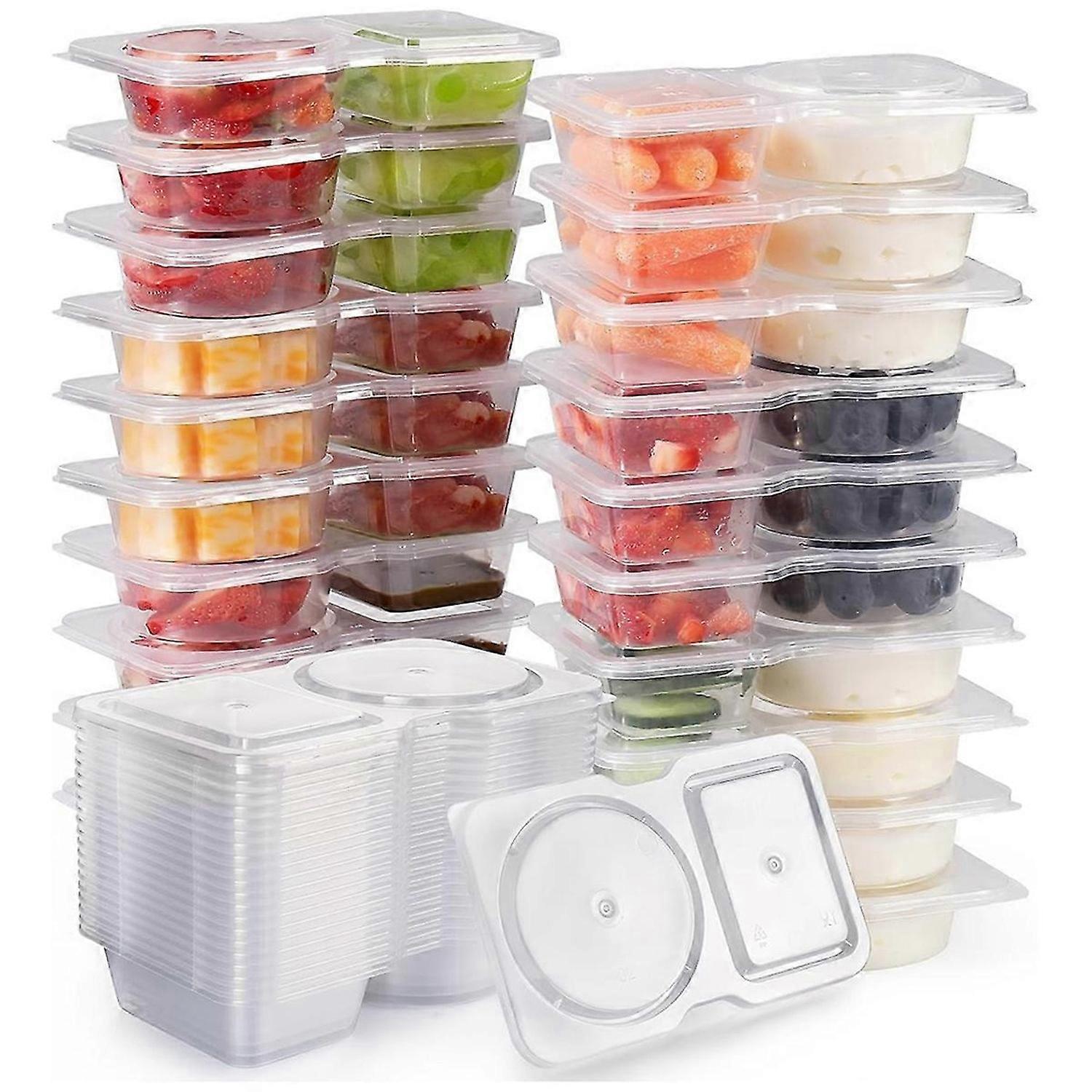 Reusable Snack Containers with Lids 20Pcs, Snack Containers,Snackle Box Container Portion Control