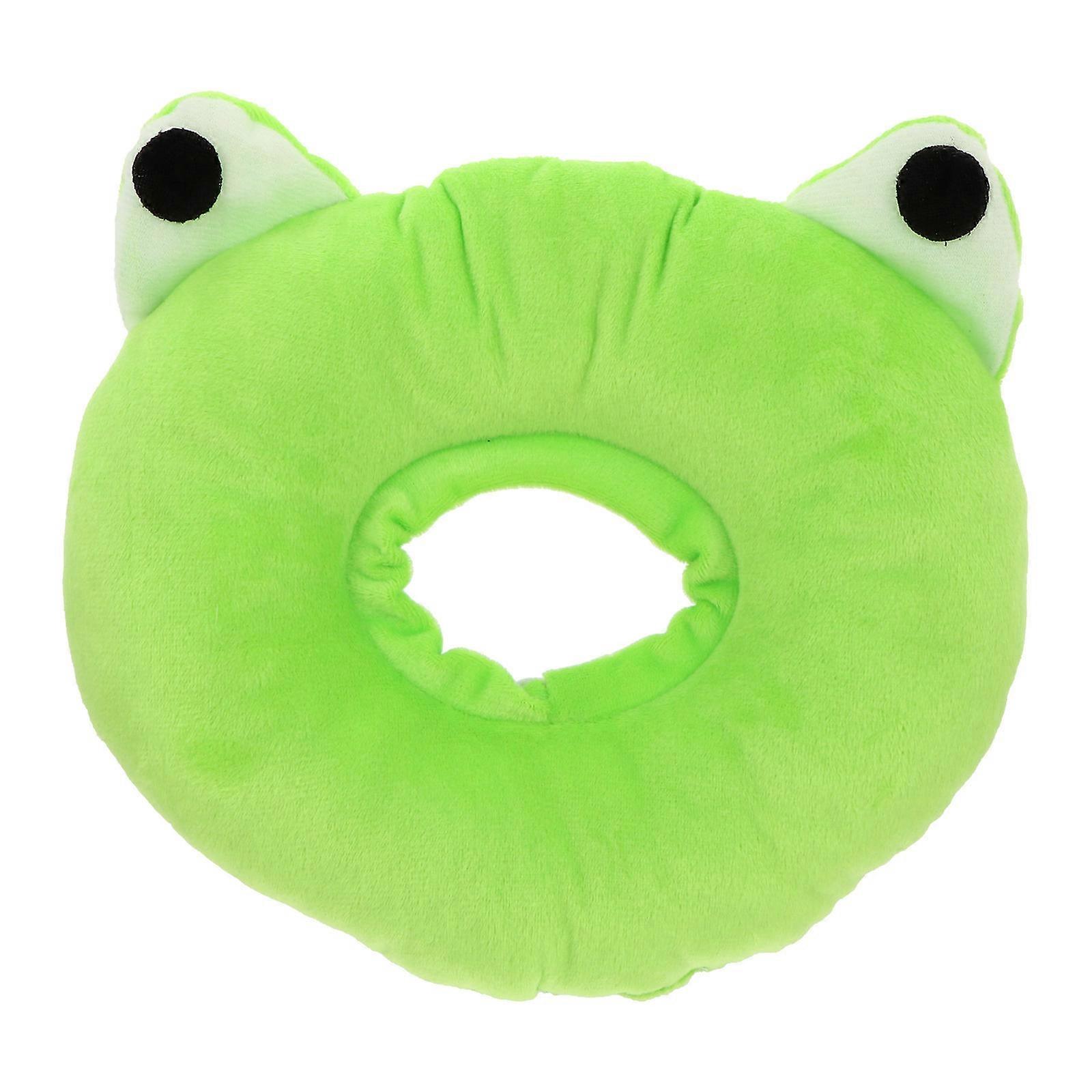 Cat Recovery Collar After Surgery Wound Protection Pet Cone Green Frog Shape 1Pcs