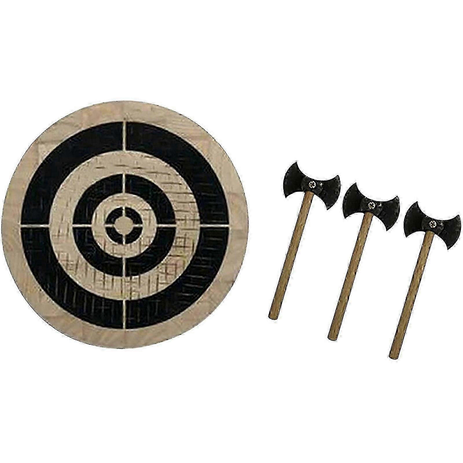 Backyard Axe Throwing Game Wooden Dart And Axe Toy Game Throwing Hatchet Game Party Game Outdoor Target Game for Party Camping Edition