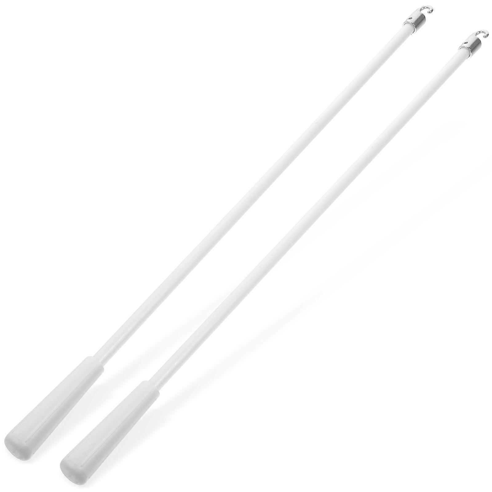 2pcs Shutter Rod Pull Rods Shutter Adjustable Rods Drapery Wand Curtain Pull Rods