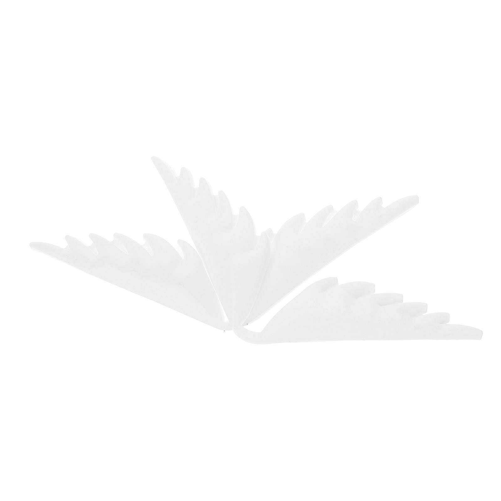 Car Door Edge Guards Scratch Protection Drip Gum Material For Daily Use White 1 Pair