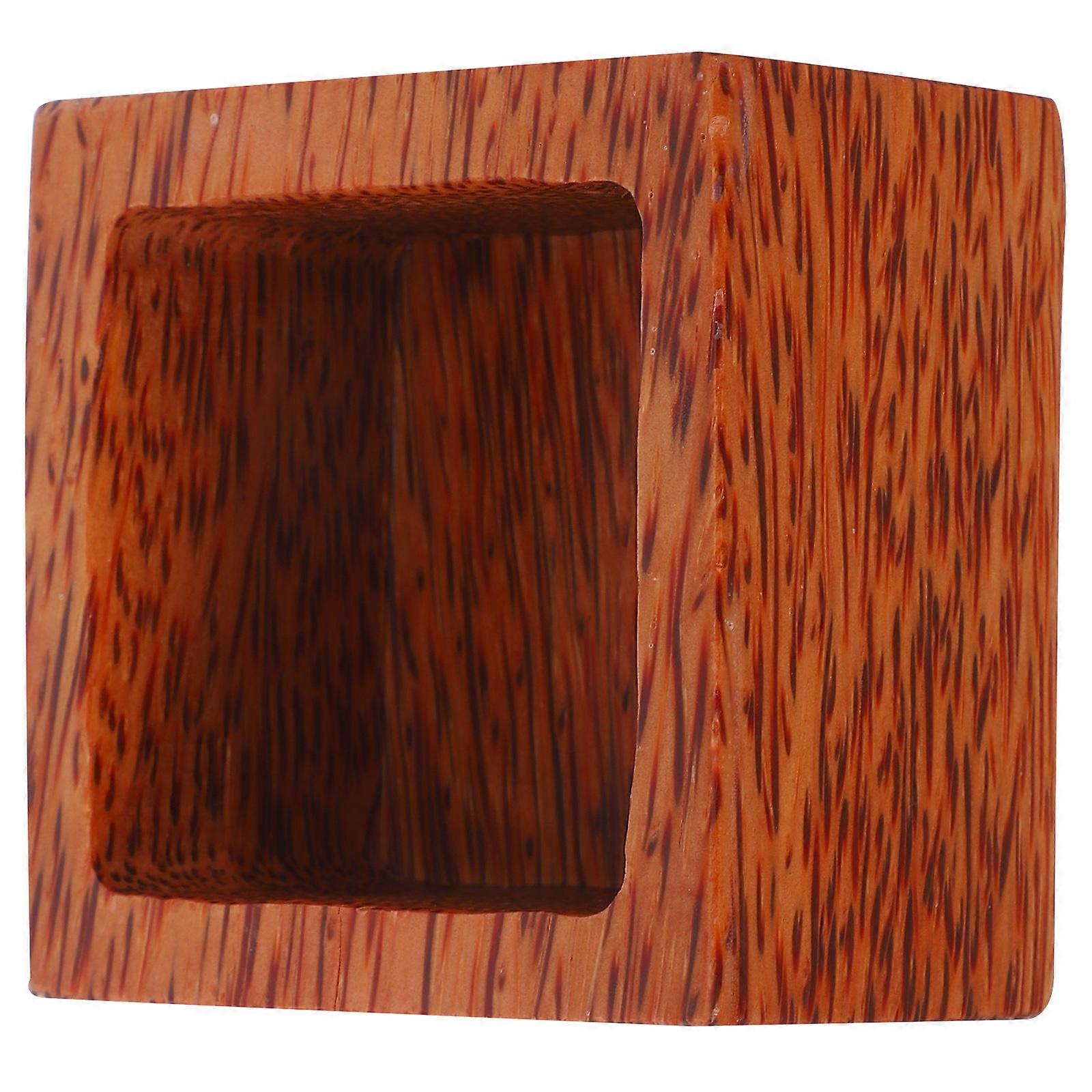 Japanese Wooden Sake Cup Container Square Style for Home Holder