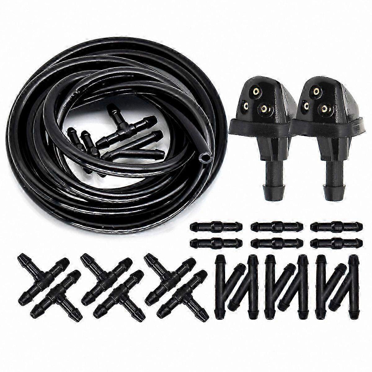 2PCS Front Windshield Wiper Washer Spray Nozzles Jet For  Swift MK2 SX4 MK1 Grand Vitara 1998 - 2005 Escudo Aerio JIMNY