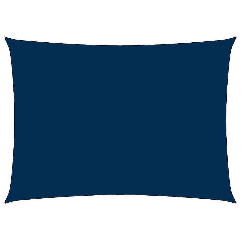 Sunshade Sail Oxford Fabric Rectangular 4x6 M Blue