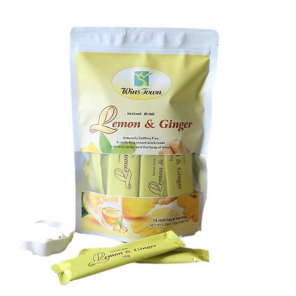 Lemon Ginger instant drink Lemon Ginger Dispelling cold  tea
