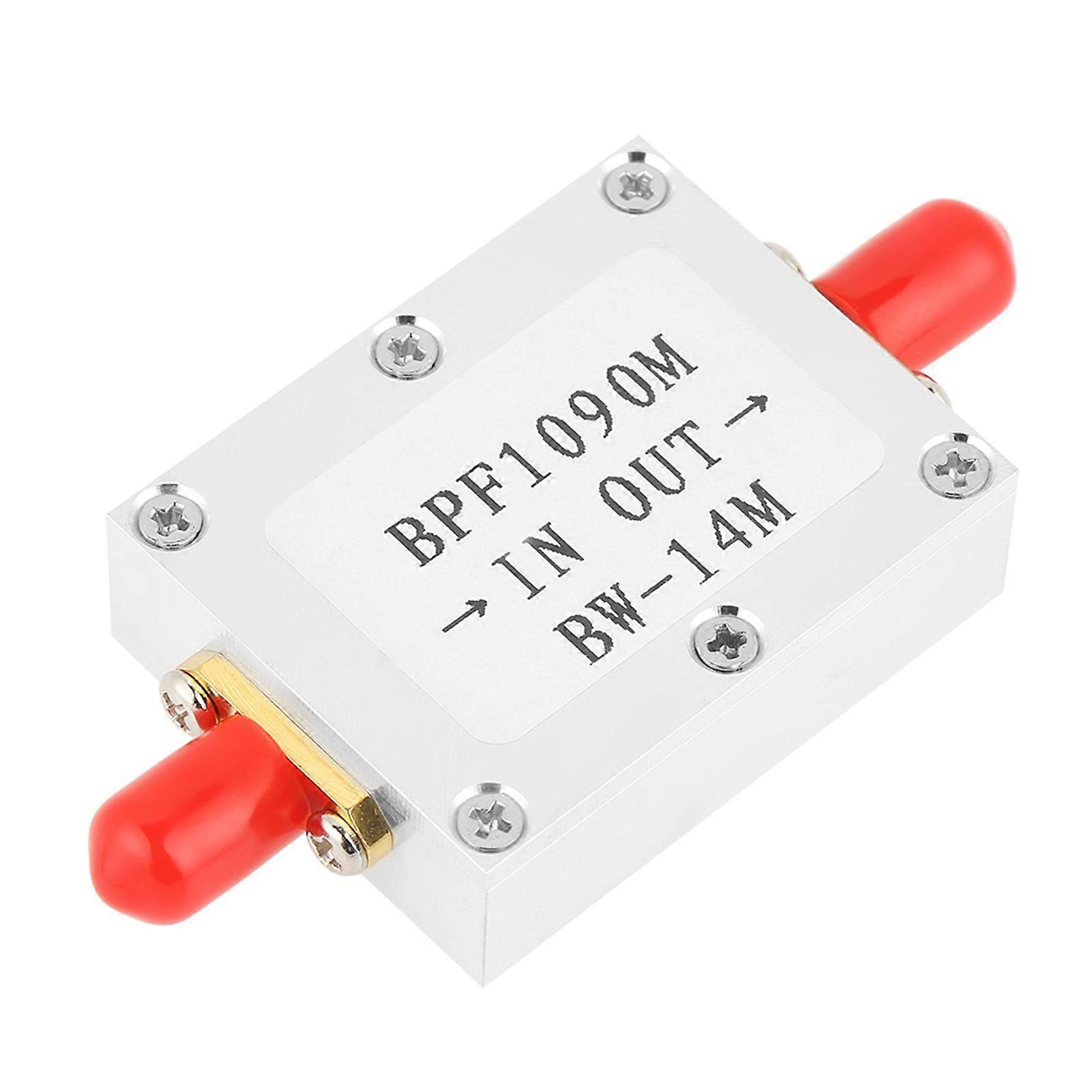 1 PCS 1090MHz ADS-B Aeronautical Bandwidth 14MHz SMA Interface Band pass Filter