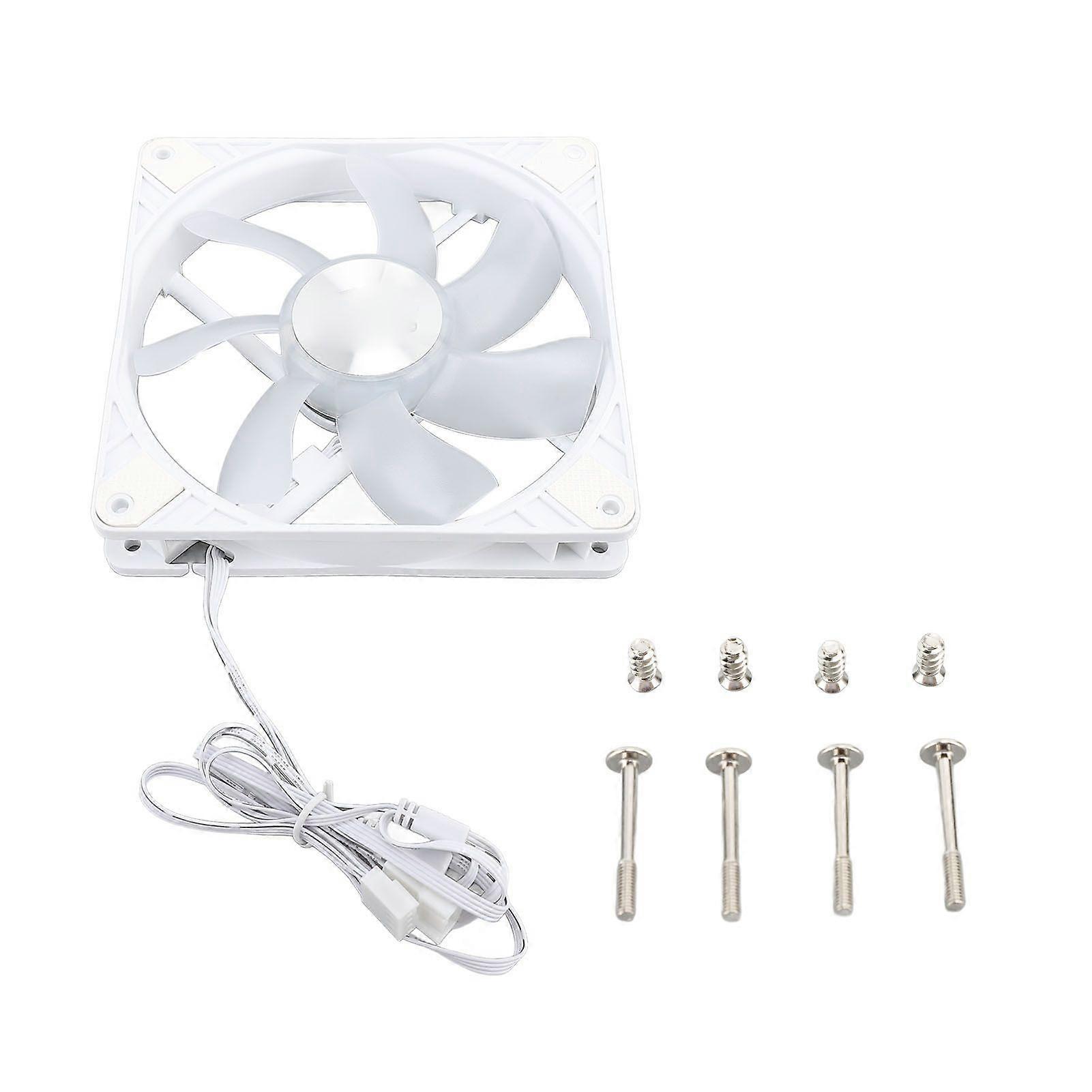 ARGB Case Fan 140mm 1500RPM 110CFM Smart PWM Control MFDB Maglev Bearing PC Cooling Fan