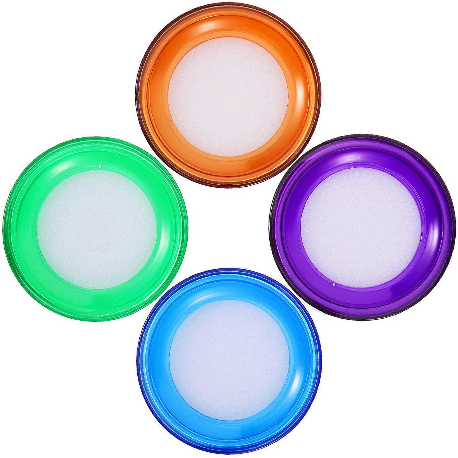 Creative Finger Wet Sponges for Cash Counting 12Pcs Assorted Color