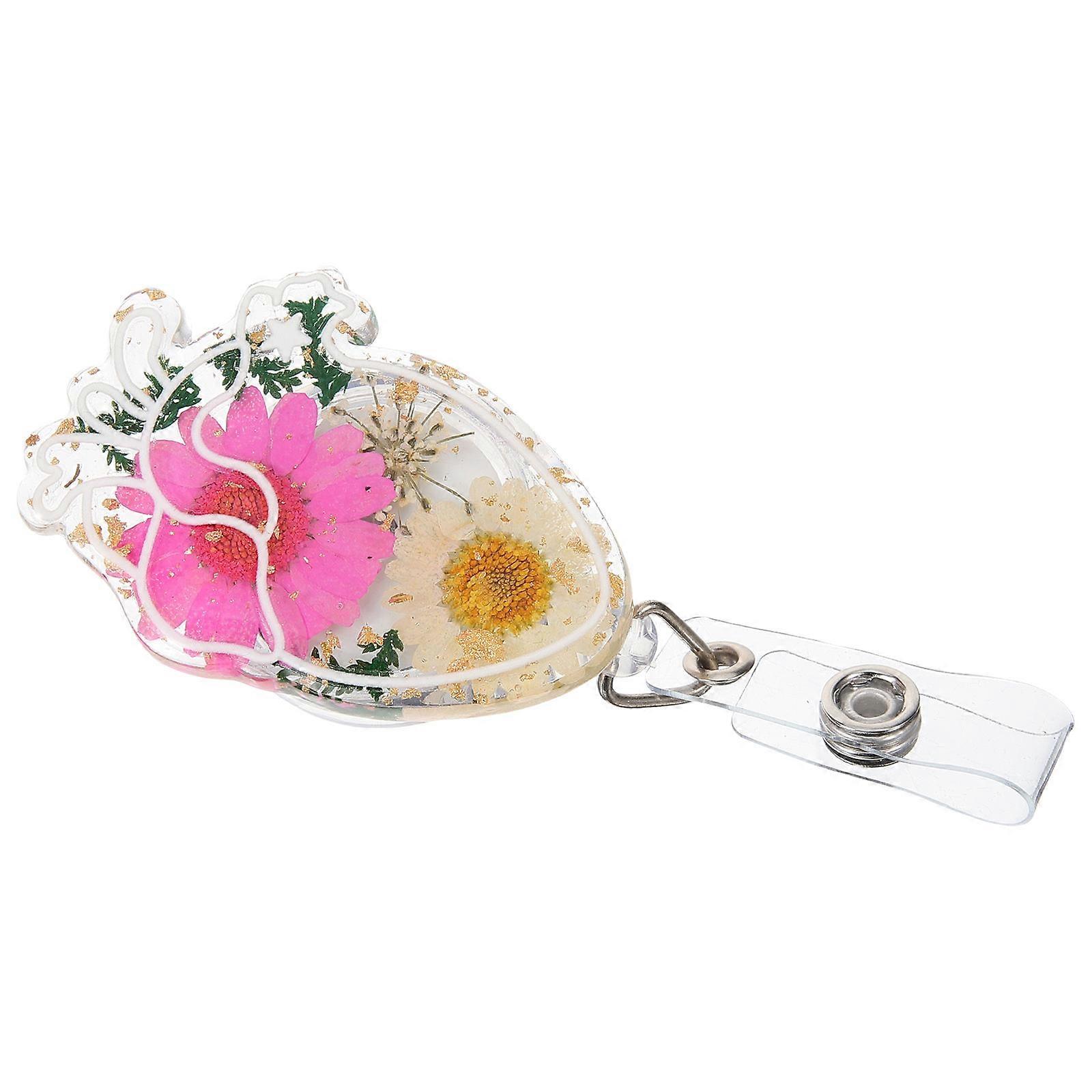 Multi Acrylic Convenient Badge Reel with Retractable Design 3Pcs