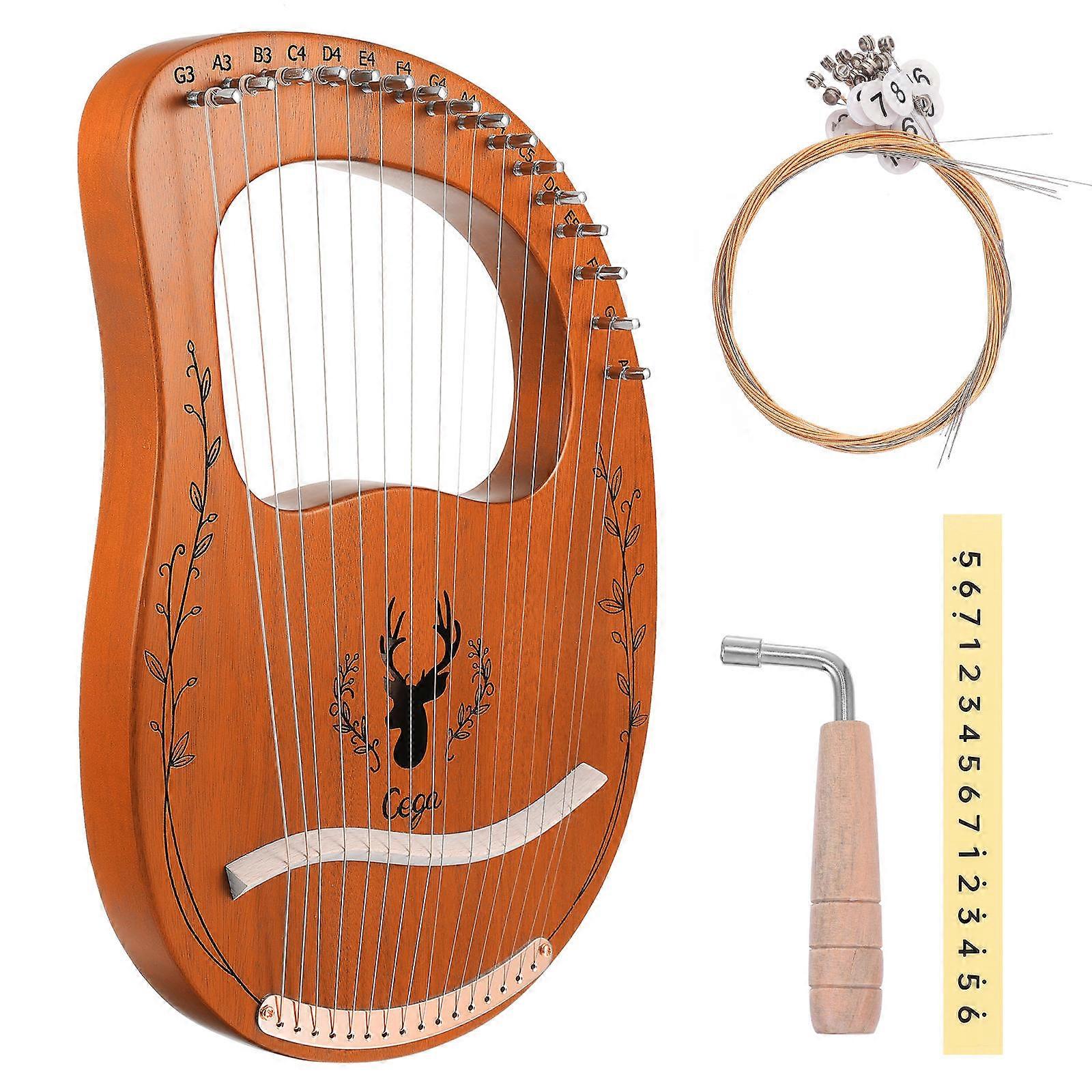 Lyre Harp Musical Instrument for Relaxation 2Sets